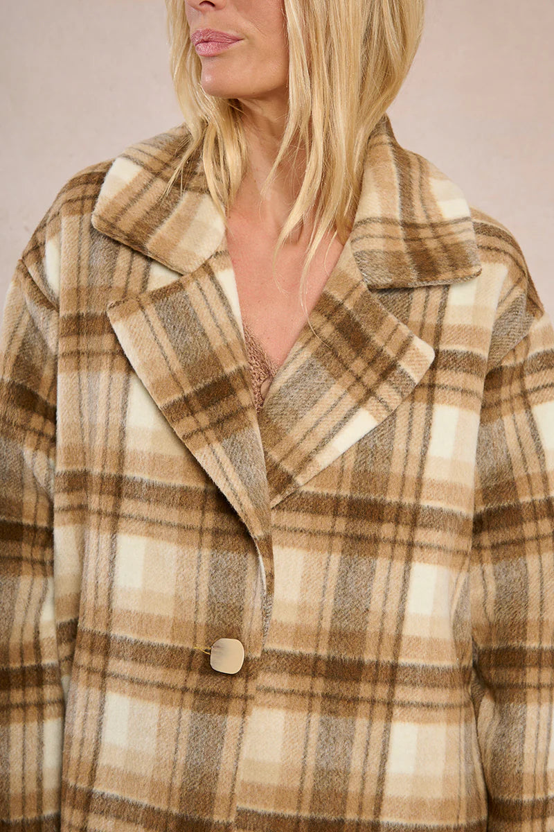 SIERRA PLAID OVERCOAT