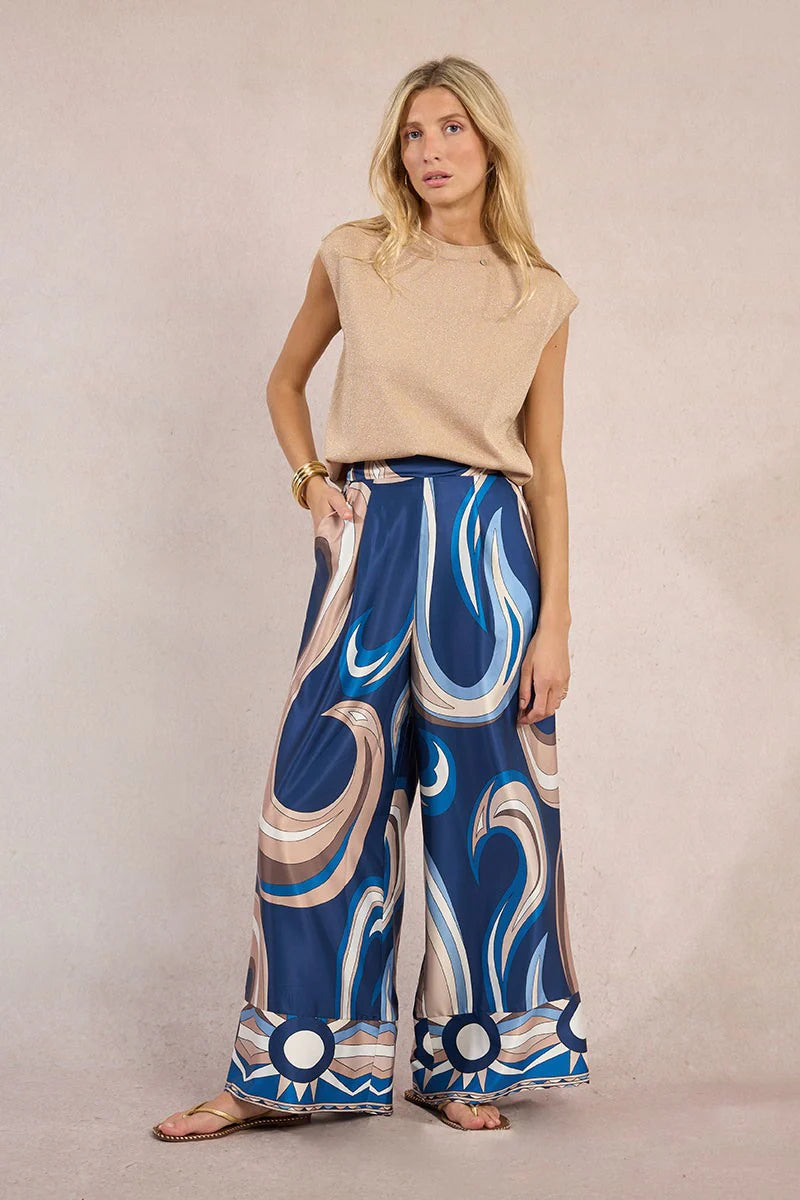 EMILY ABSTRACT PRINTED PANT