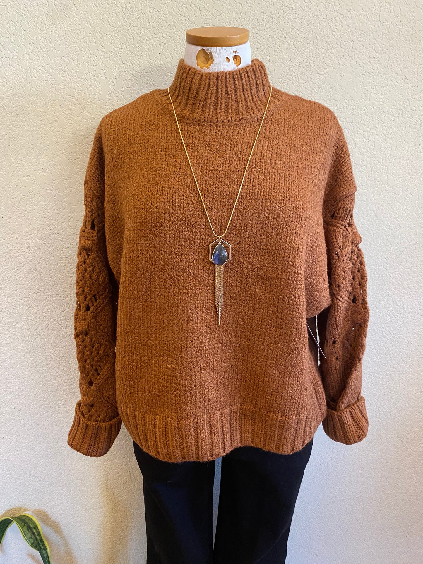 MEL MOCK NECK SWEATER