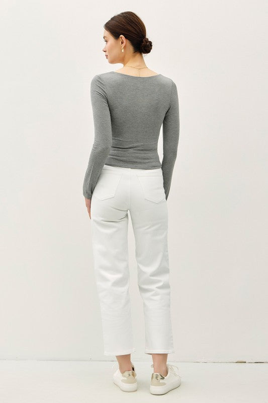 BELLA BASIC LONG SLEEVE TOP