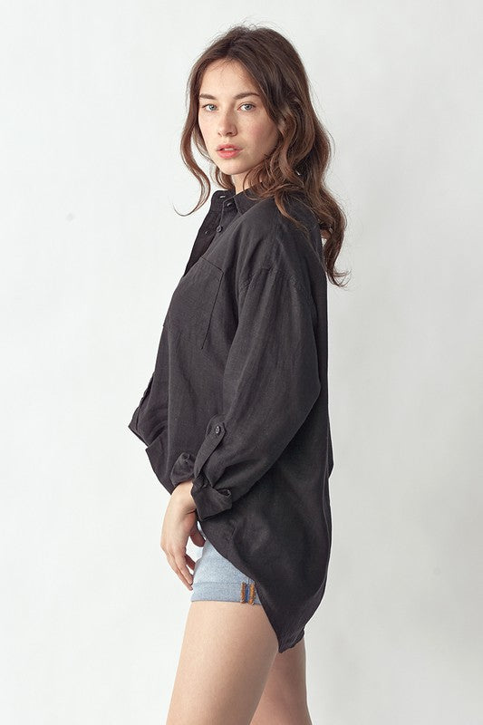 LILY LINEN SHIRT