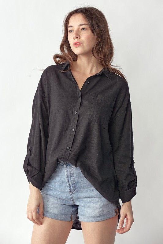 LILY LINEN SHIRT