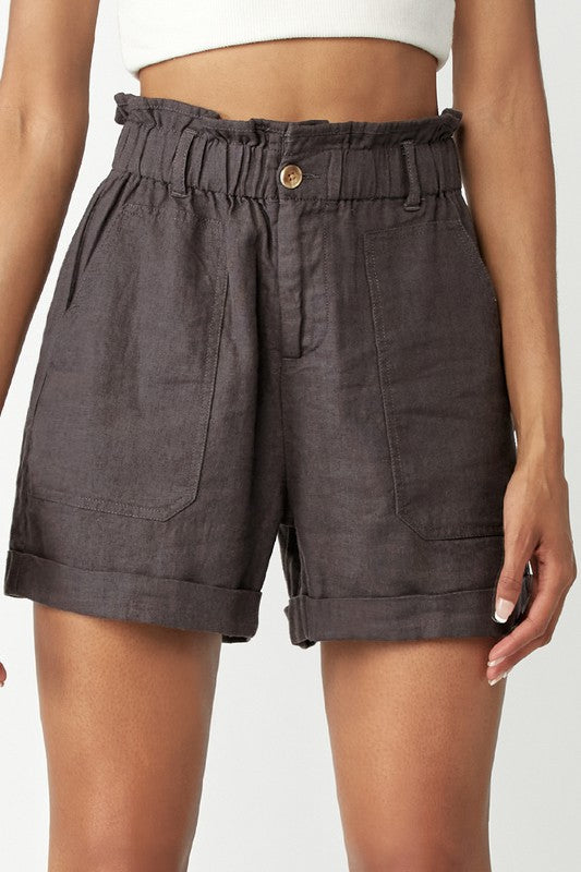 HILLARY LINEN SHORTS