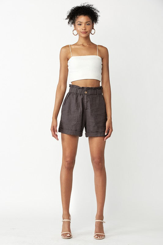 HILLARY LINEN SHORTS