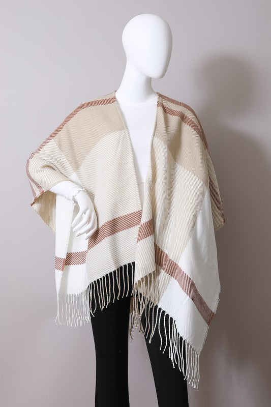 MAYA PLAID KIMONO