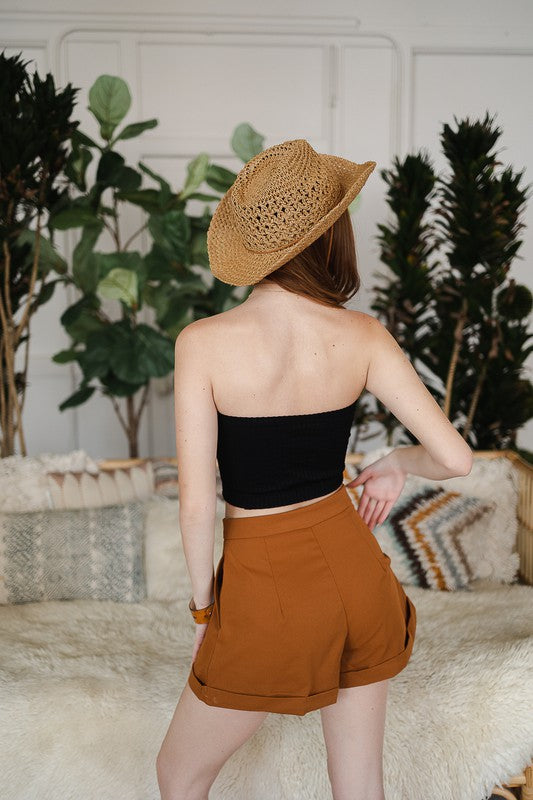 RIBBED TUBE TOP