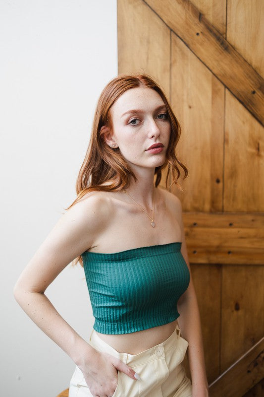 RIBBED TUBE TOP