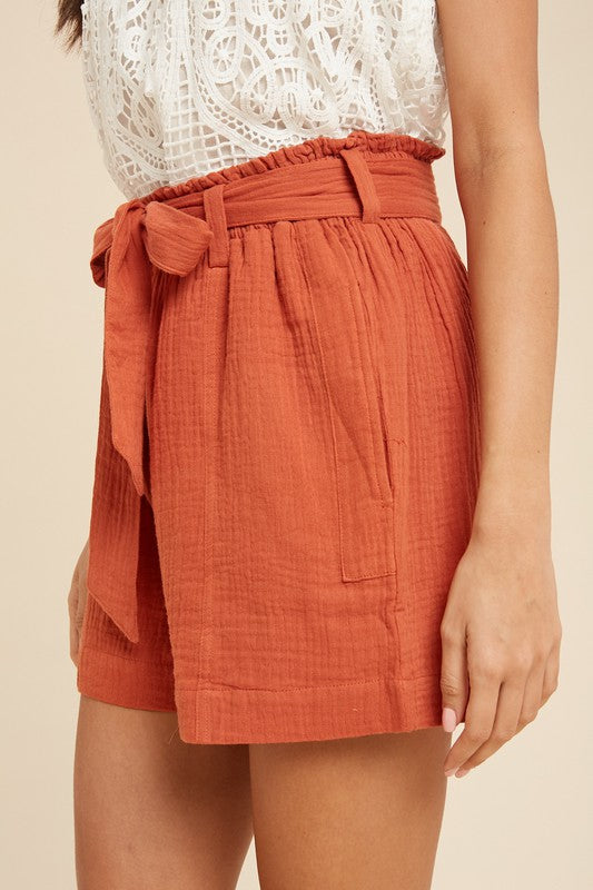 ESME BELTED SHORTS