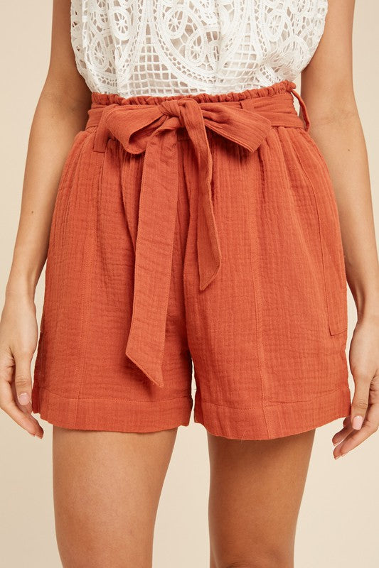 ESME BELTED SHORTS
