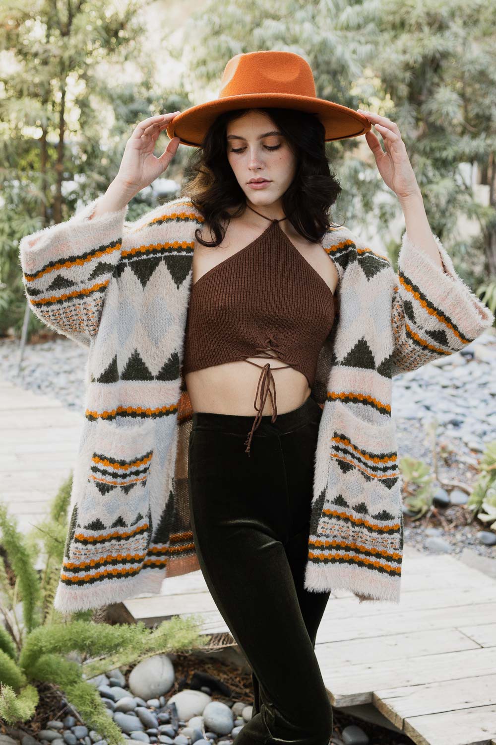 CHARLIE PRINTED SWEATER