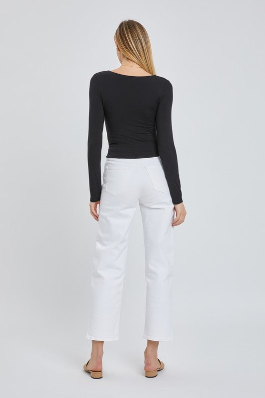 BELLA BASIC LONG SLEEVE TOP
