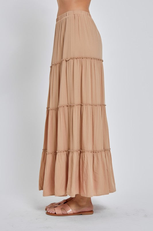 AUDREY TIERED SKIRT
