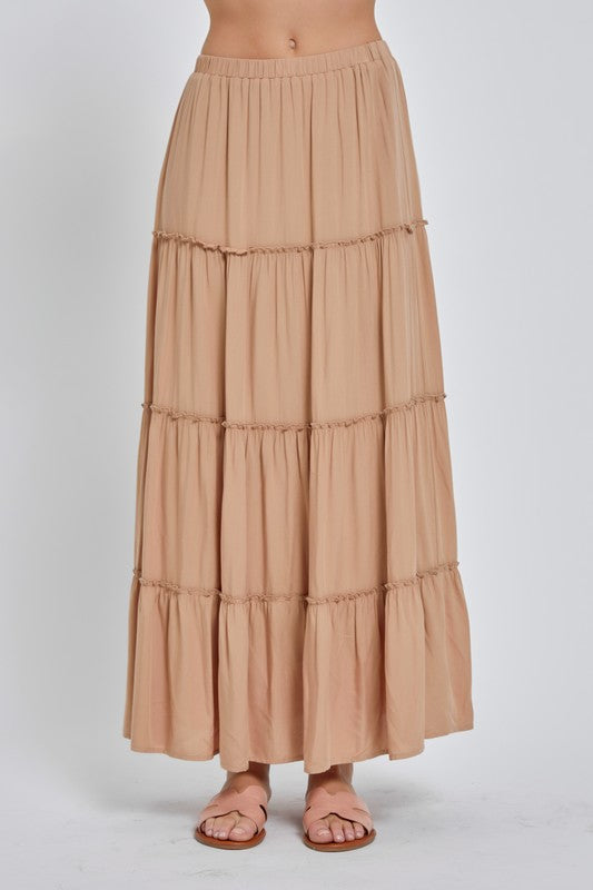 AUDREY TIERED SKIRT