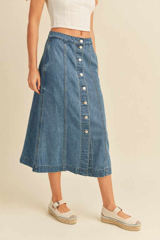 ABIGAIL DENIM SKIRT