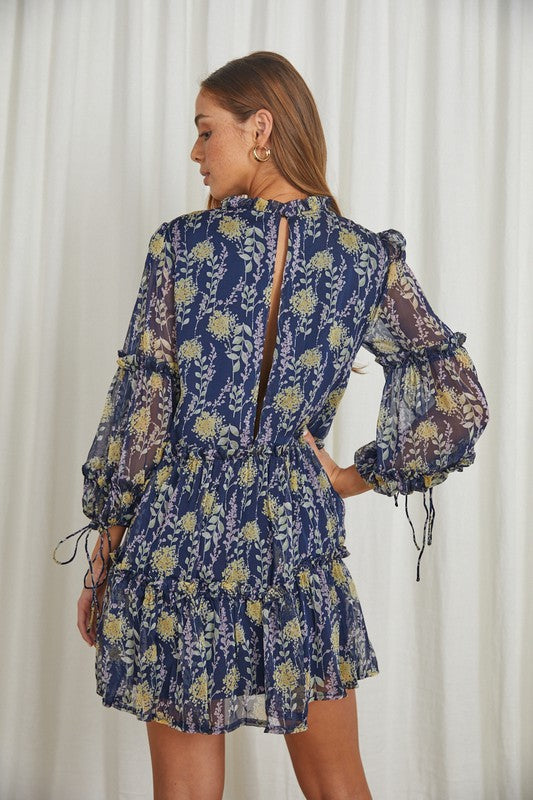 JAYLENE FLORAL MINI DRESS