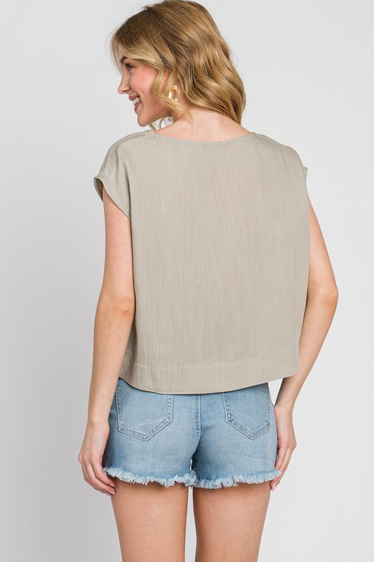 KENZIE SHORT SLEEVE TOP
