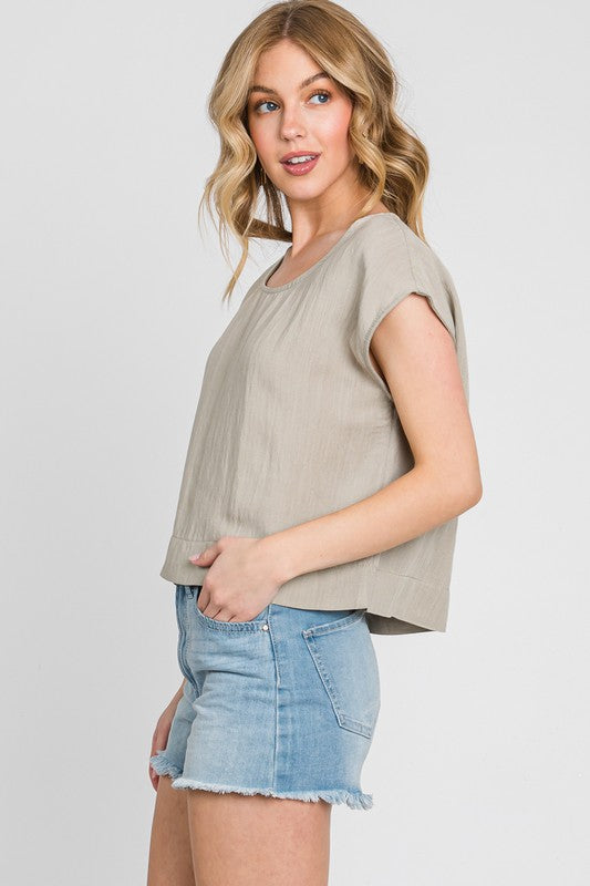 KENZIE SHORT SLEEVE TOP