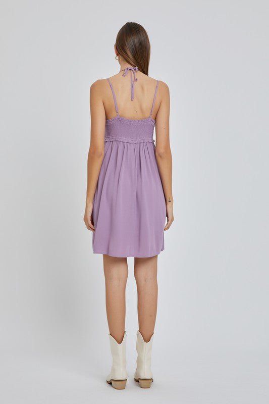 SAM HALTER MINI DRESS