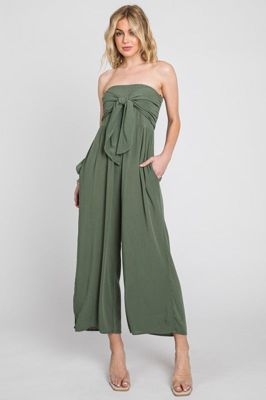 IRIS STRAPLESS JUMPSUIT