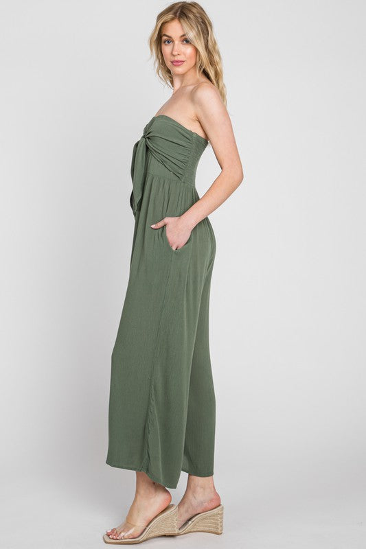 IRIS STRAPLESS JUMPSUIT