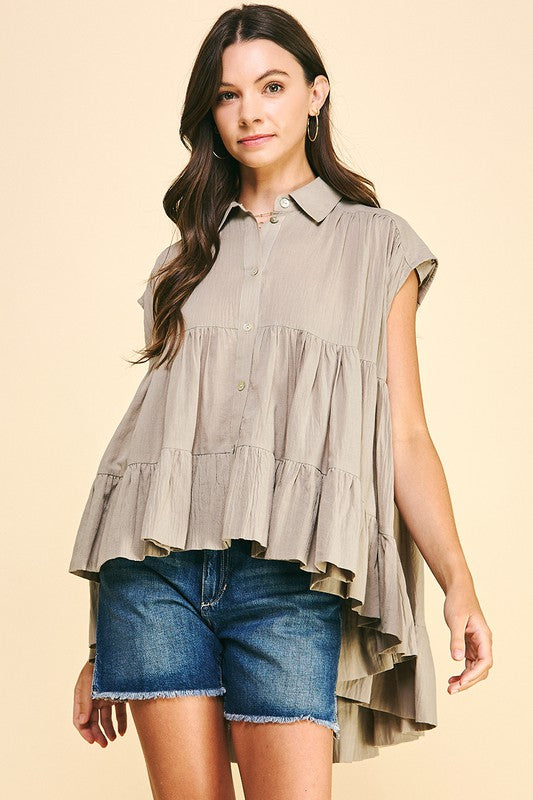 GENEVIEVE TIERED TOP