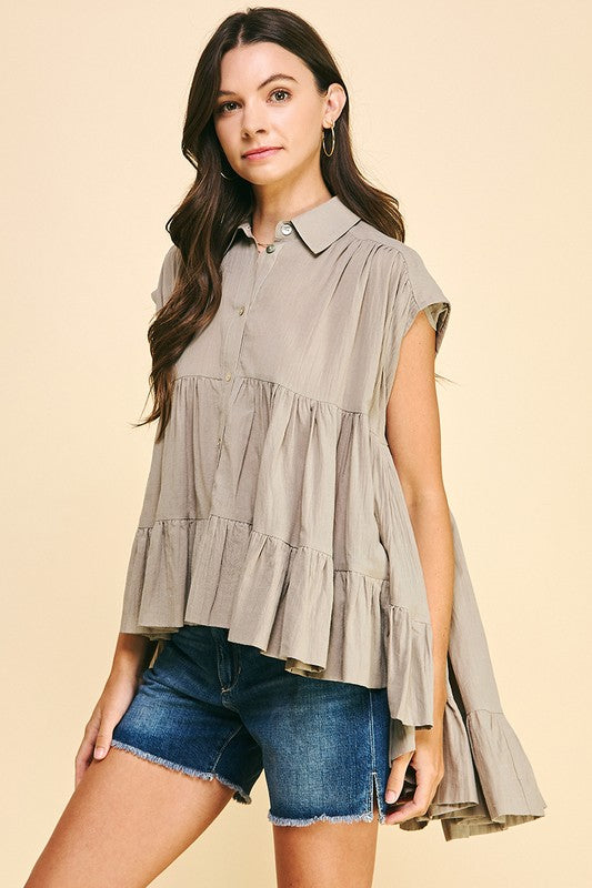 GENEVIEVE TIERED TOP
