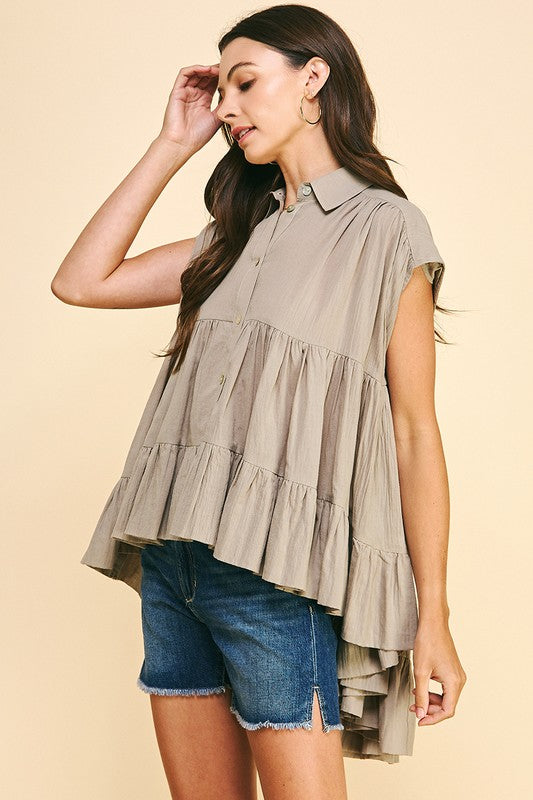 GENEVIEVE TIERED TOP