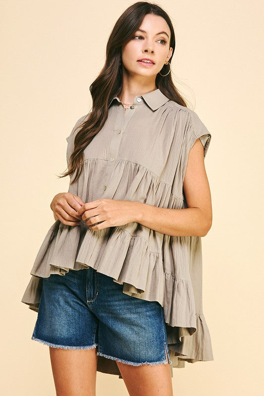 GENEVIEVE TIERED TOP