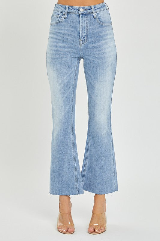 JAYME CROP FLARE DENIM