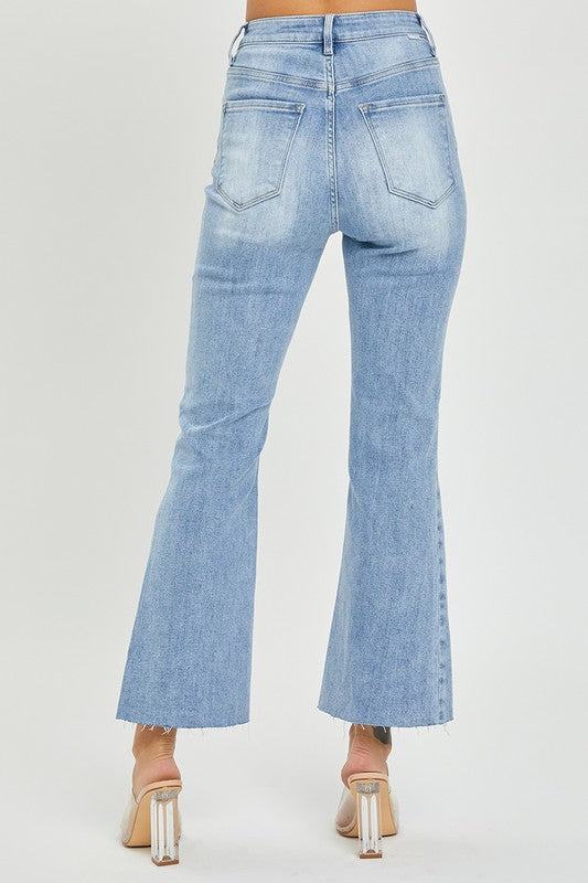 JAYME CROP FLARE DENIM