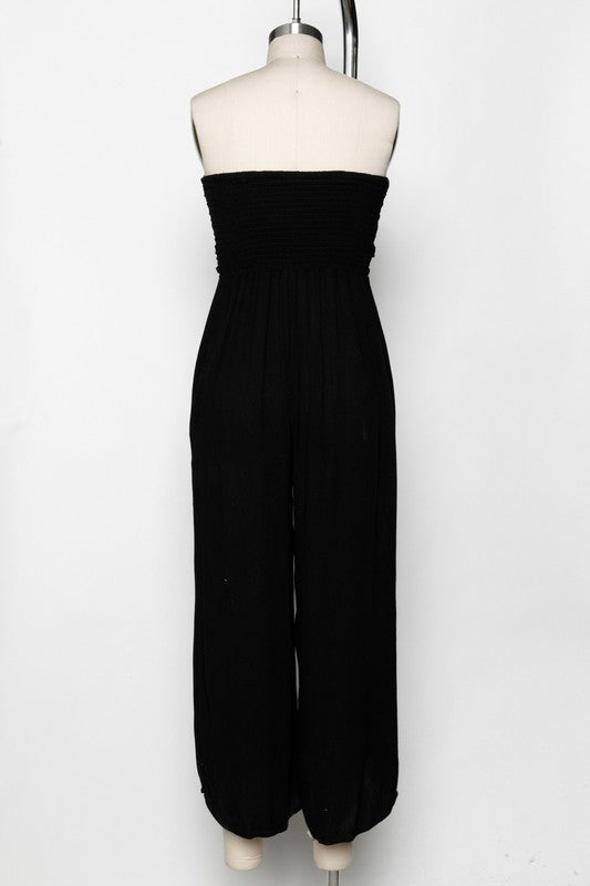 IRIS STRAPLESS JUMPSUIT