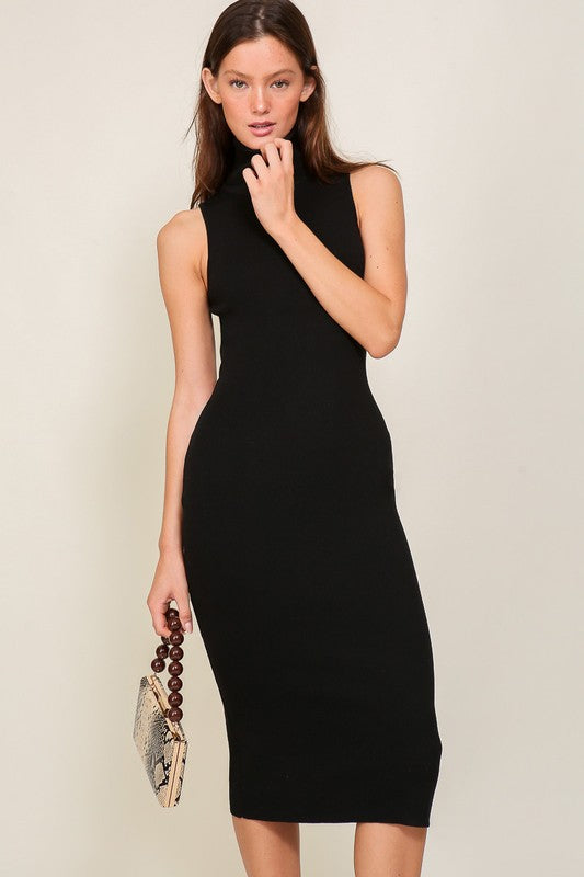 PENELOPE SLEEVELESS SWEATER DRESS