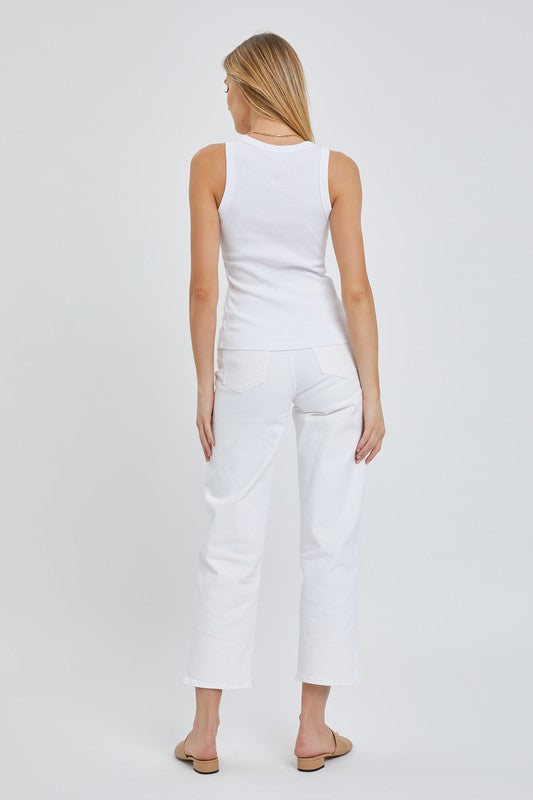 BASIC GARMENT DYED TANK