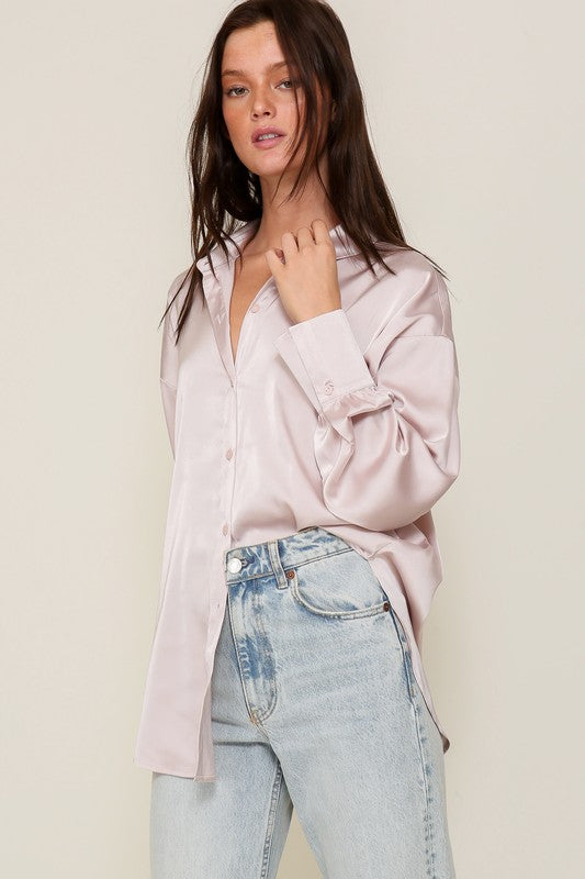 JOSEPHINE SATIN SHIRT
