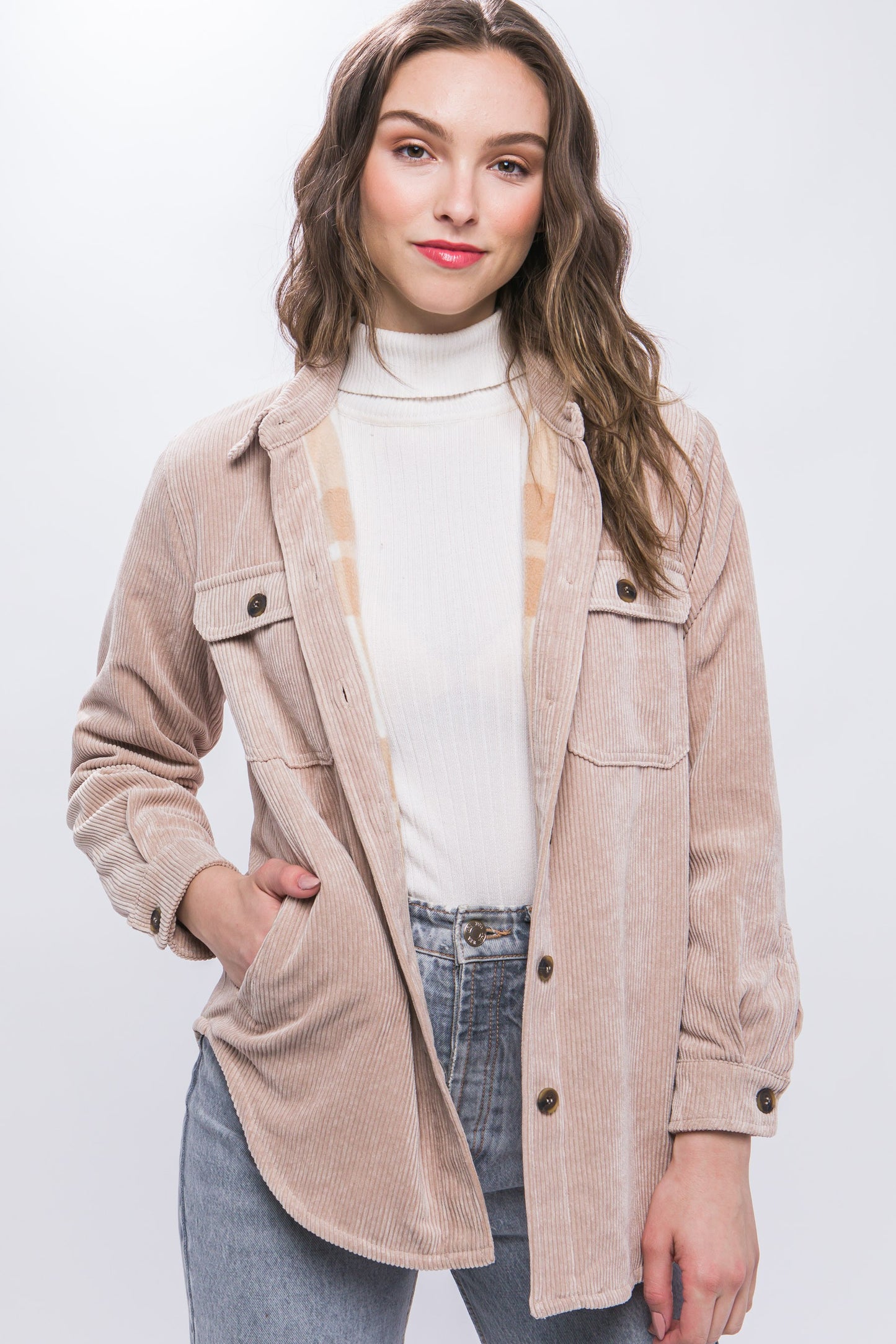 ELLEN CORDUROY SHACKET