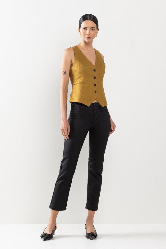 DELILAH COATED DENIM