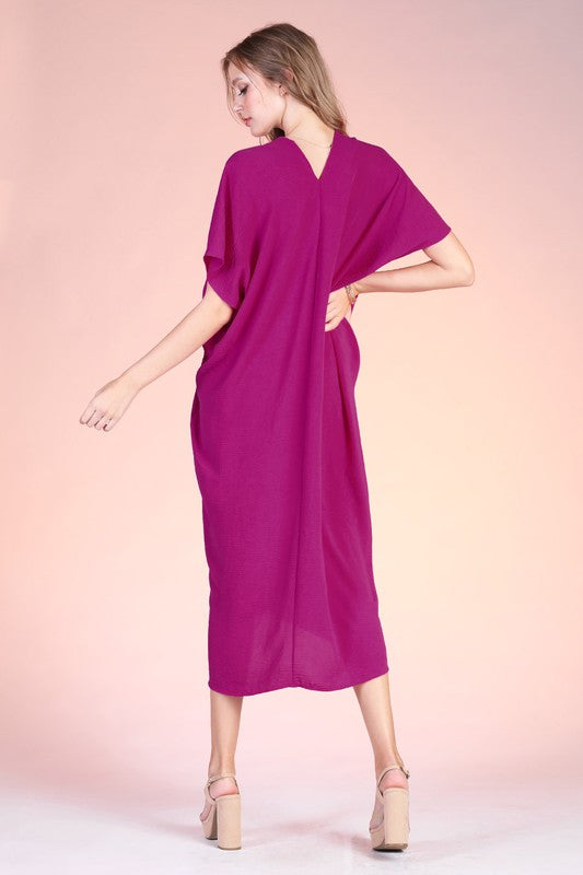 ISLA KAFTAN MIDI DRESS