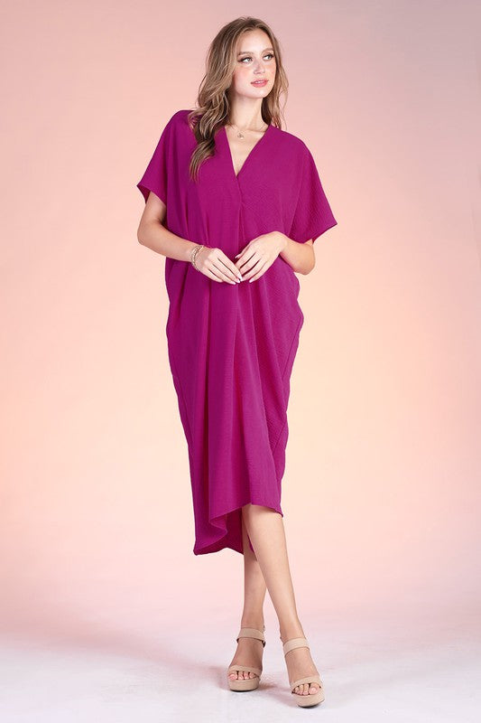 ISLA KAFTAN MIDI DRESS