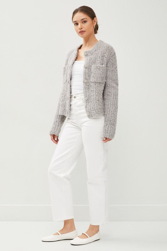 EVA SHORT SWEATER JACKET