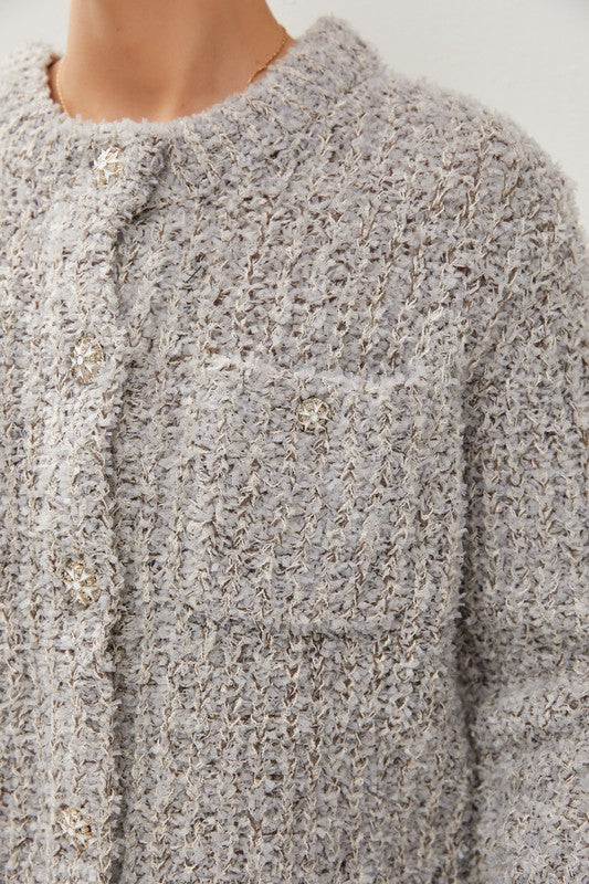 EVA SHORT SWEATER JACKET
