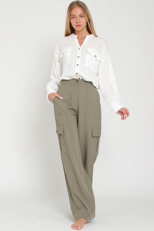 EMILY BUTTON FRONT SHIRT