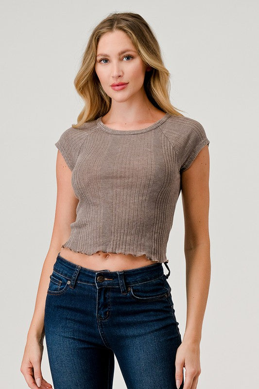 GINA CROP TEE