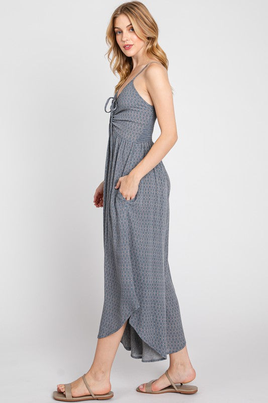 GALINA PRINTED JUMPSUIT