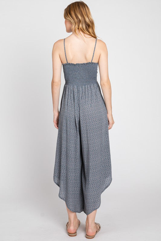 GALINA PRINTED JUMPSUIT