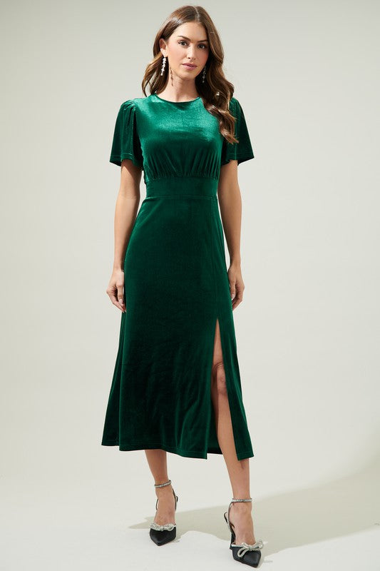 DAPHNE VELVET DRESS