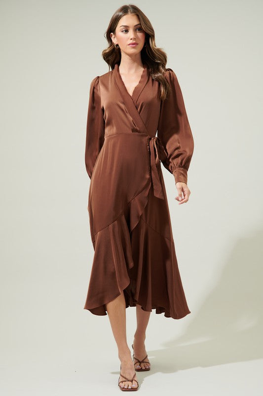 DANIELLE WRAP DRESS