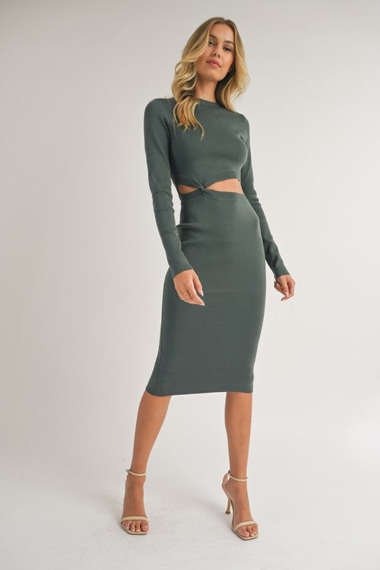 JANELLE SWEATER DRESS