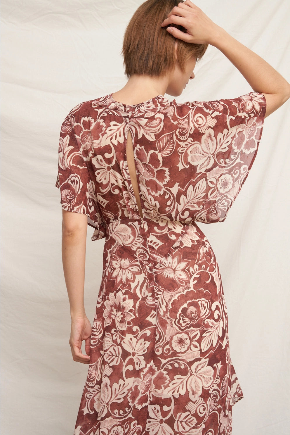 AURORA PRINTED MAXI DRESS
