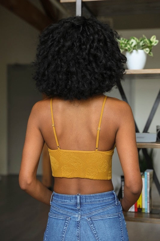 TEXTURED BRALETTE