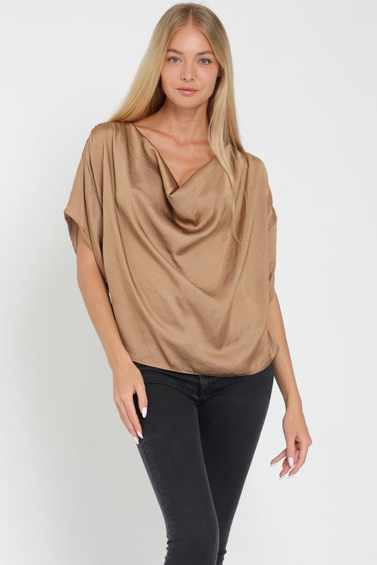 FELICITY SATIN TOP